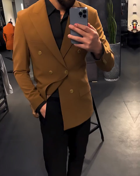 Men's Double-Breasted Blazer in Classic