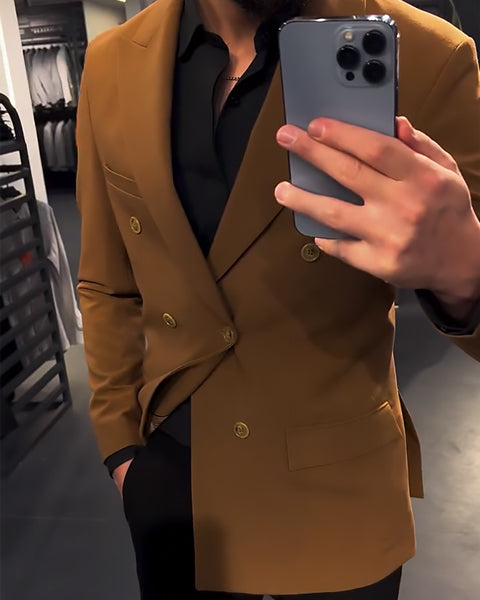 Men's Double-Breasted Blazer in Classic