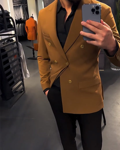 Men's Double-Breasted Blazer in Classic