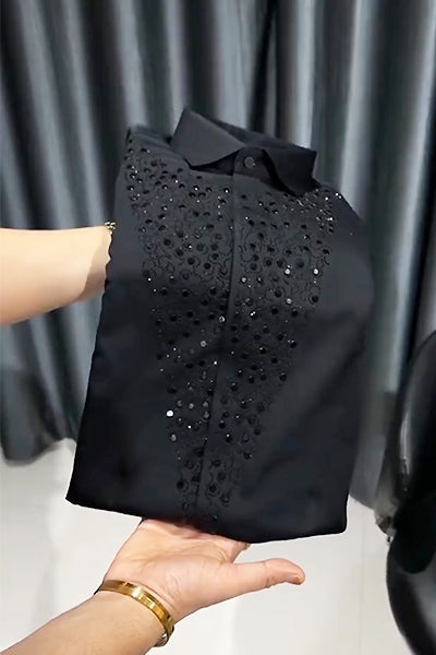 Shining Sequin Business Shirt