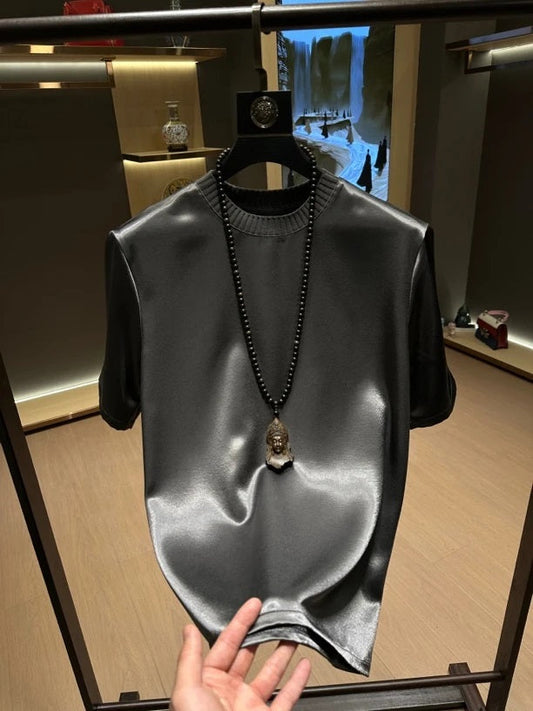 Minimalist High-end Silky Casual T-shirt