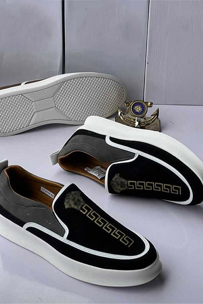 New Front Zipper Loafers