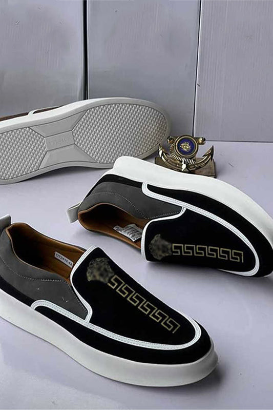 New Front Zipper Loafers