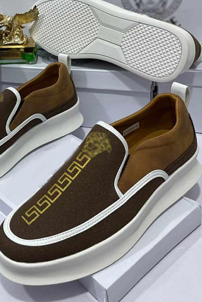 New Front Zipper Loafers