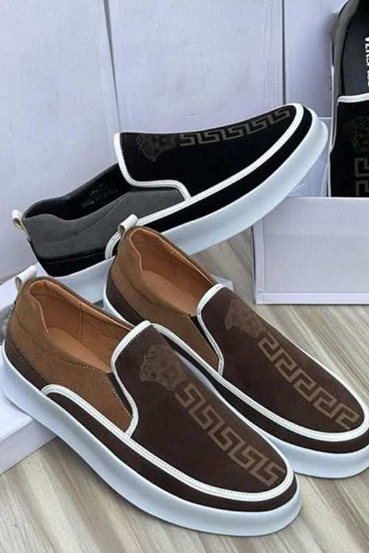 New Front Zipper Loafers