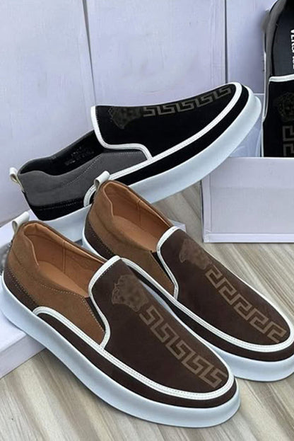 New Front Zipper Loafers