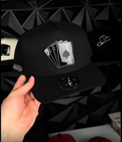 Black Poker Cap