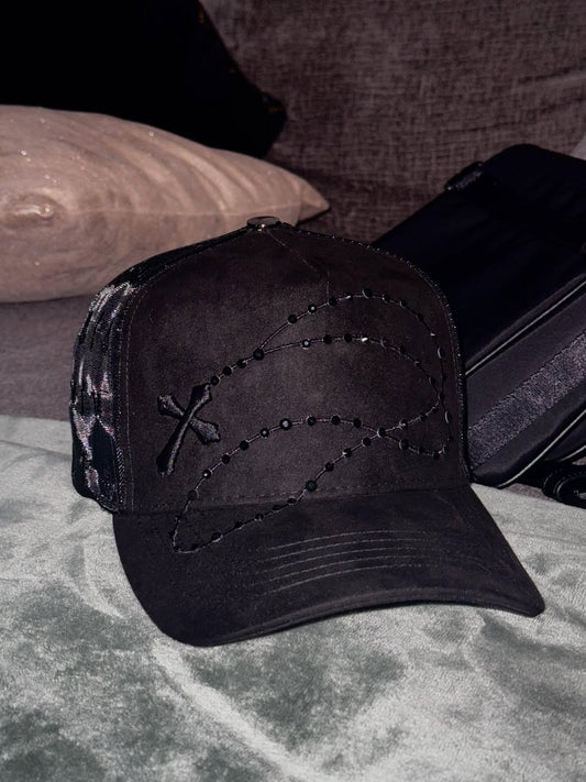 Shiny Long Chain Cap