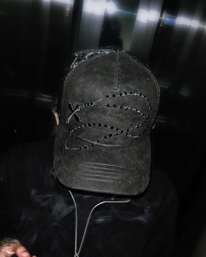 Shiny Long Chain Cap