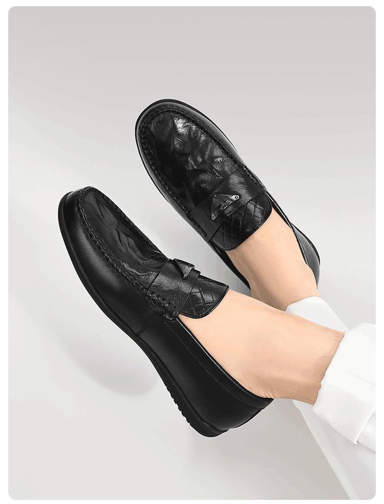 British Style Soft Leather Casual Loafers