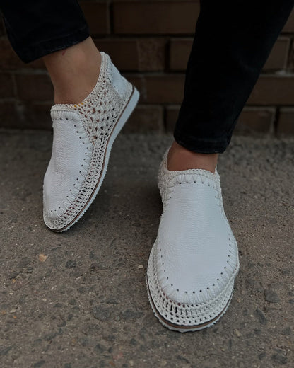 BreezeKnit Handmade Slip-On Loafers