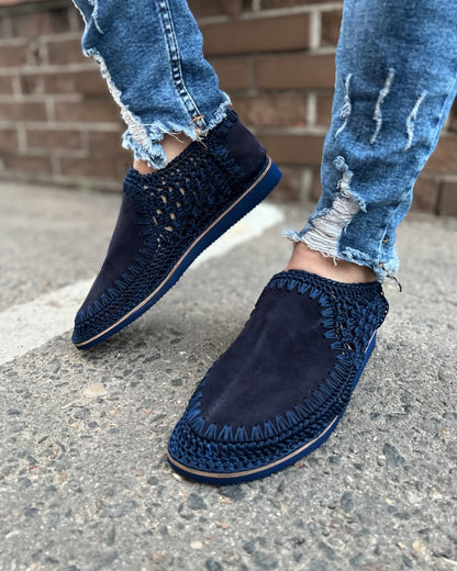 BreezeKnit Handmade Slip-On Loafers