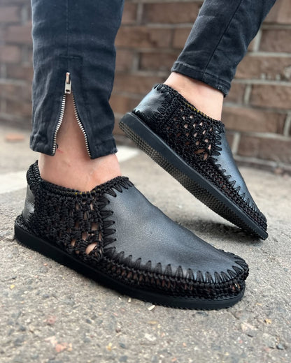 BreezeKnit Handmade Slip-On Loafers