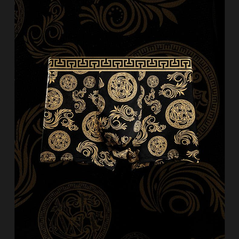 [5pcs / Pack] Men underwear - Breathable Comfortable, No Ride-Up Design for Al-Day Active Wear, All Over Print Boxer