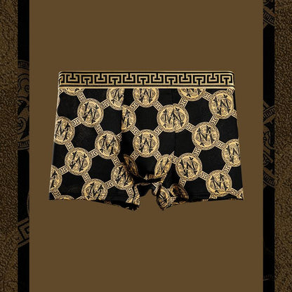 [5pcs / Pack] Men underwear - Breathable Comfortable, No Ride-Up Design for Al-Day Active Wear, All Over Print Boxer