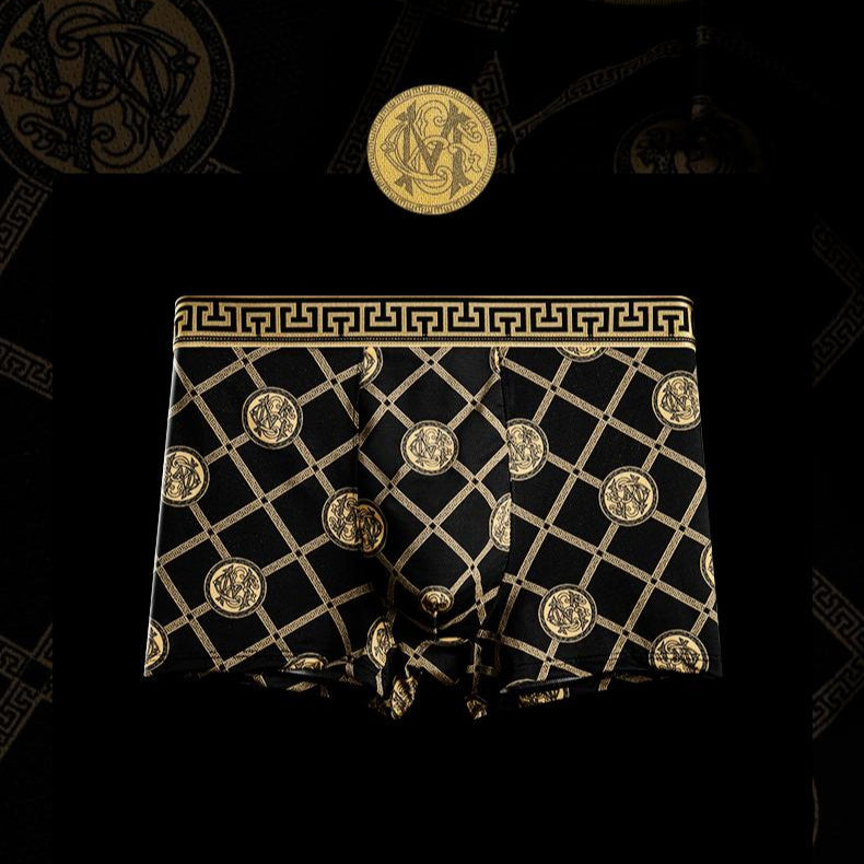 [5pcs / Pack] Men underwear - Breathable Comfortable, No Ride-Up Design for Al-Day Active Wear, All Over Print Boxer