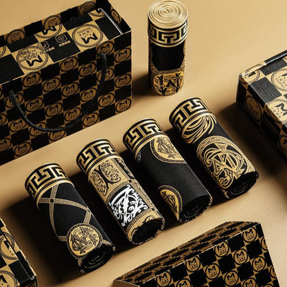 [5pcs / Pack] Men underwear - Breathable Comfortable, No Ride-Up Design for Al-Day Active Wear, All Over Print Boxer