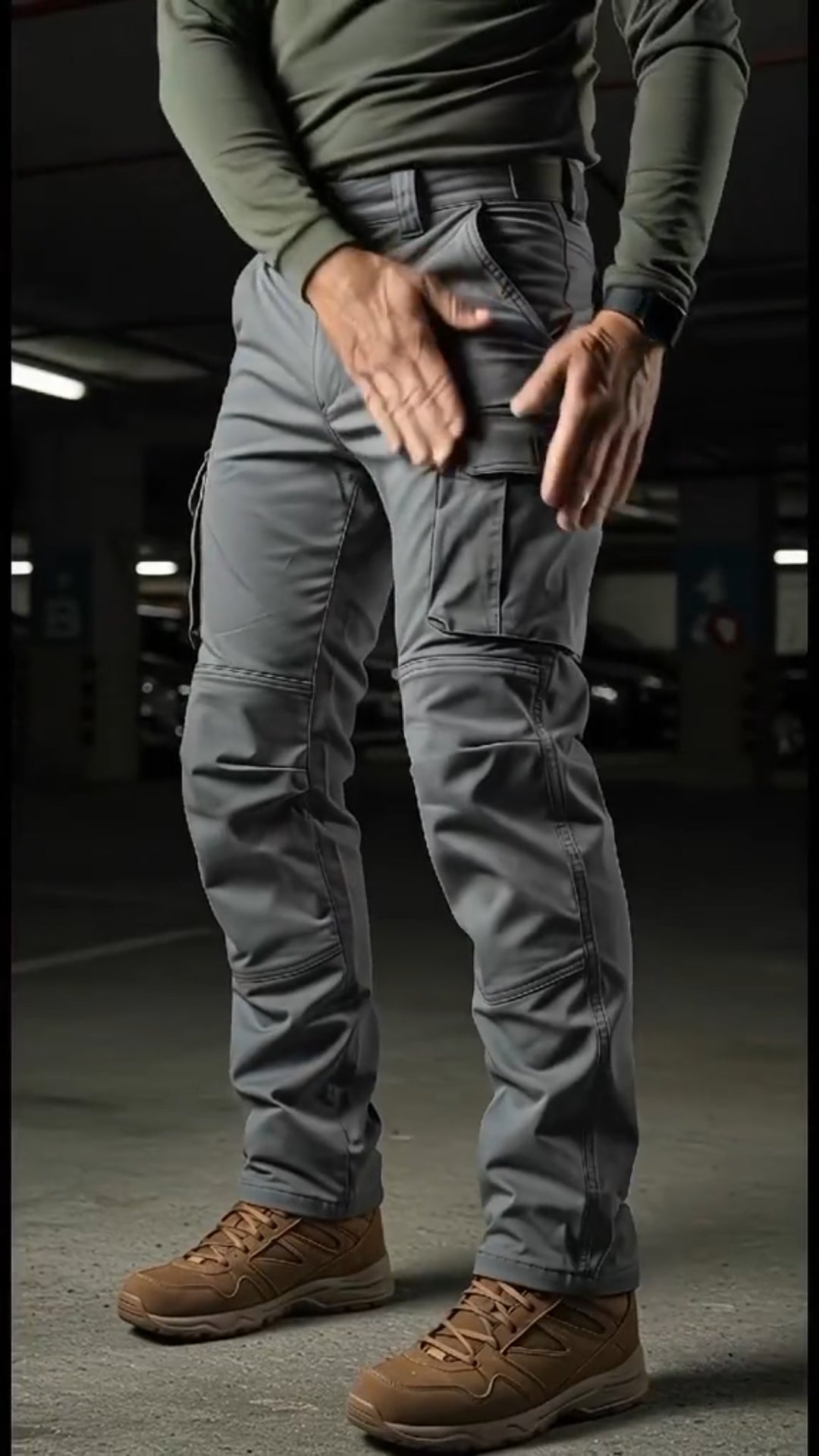Outdoor High Elastic Training Pants With Pockets