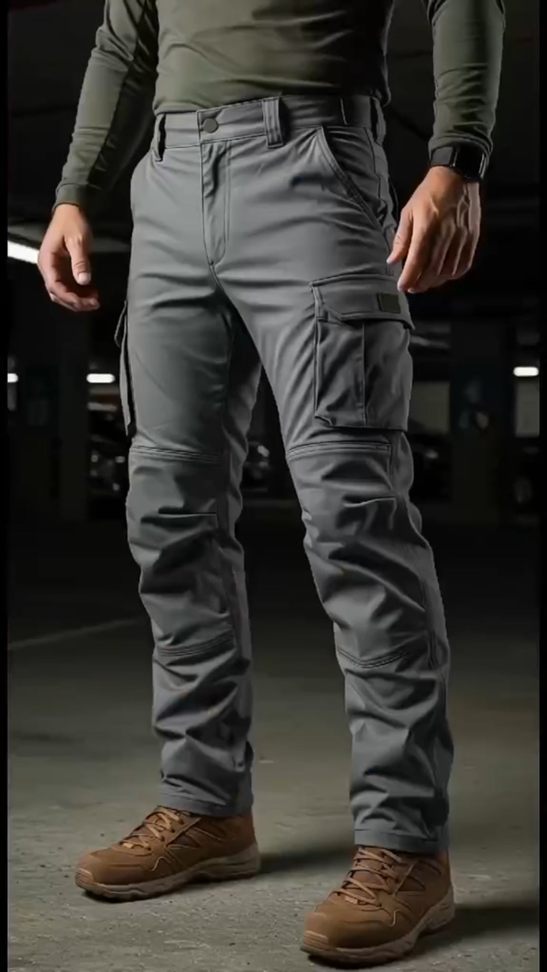 Outdoor High Elastic Training Pants With Pockets