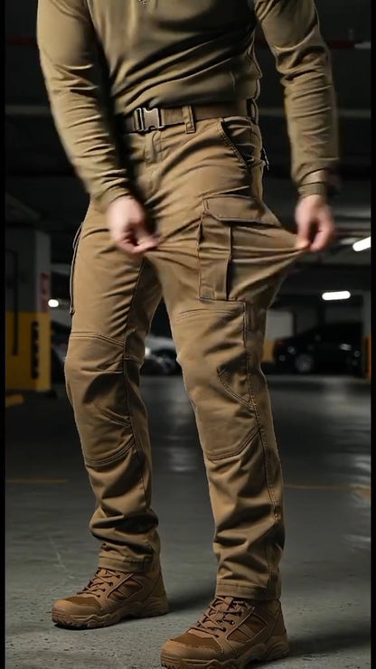 Outdoor High Elastic Training Pants With Pockets