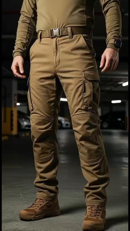 Outdoor High Elastic Training Pants With Pockets