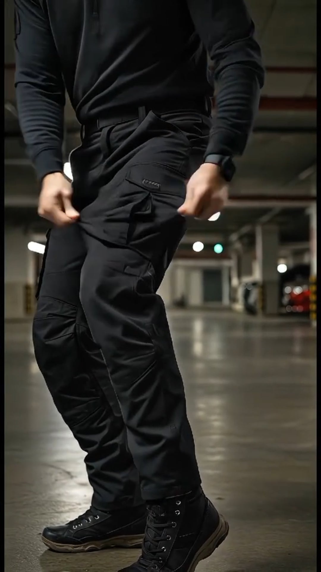 Outdoor High Elastic Training Pants With Pockets