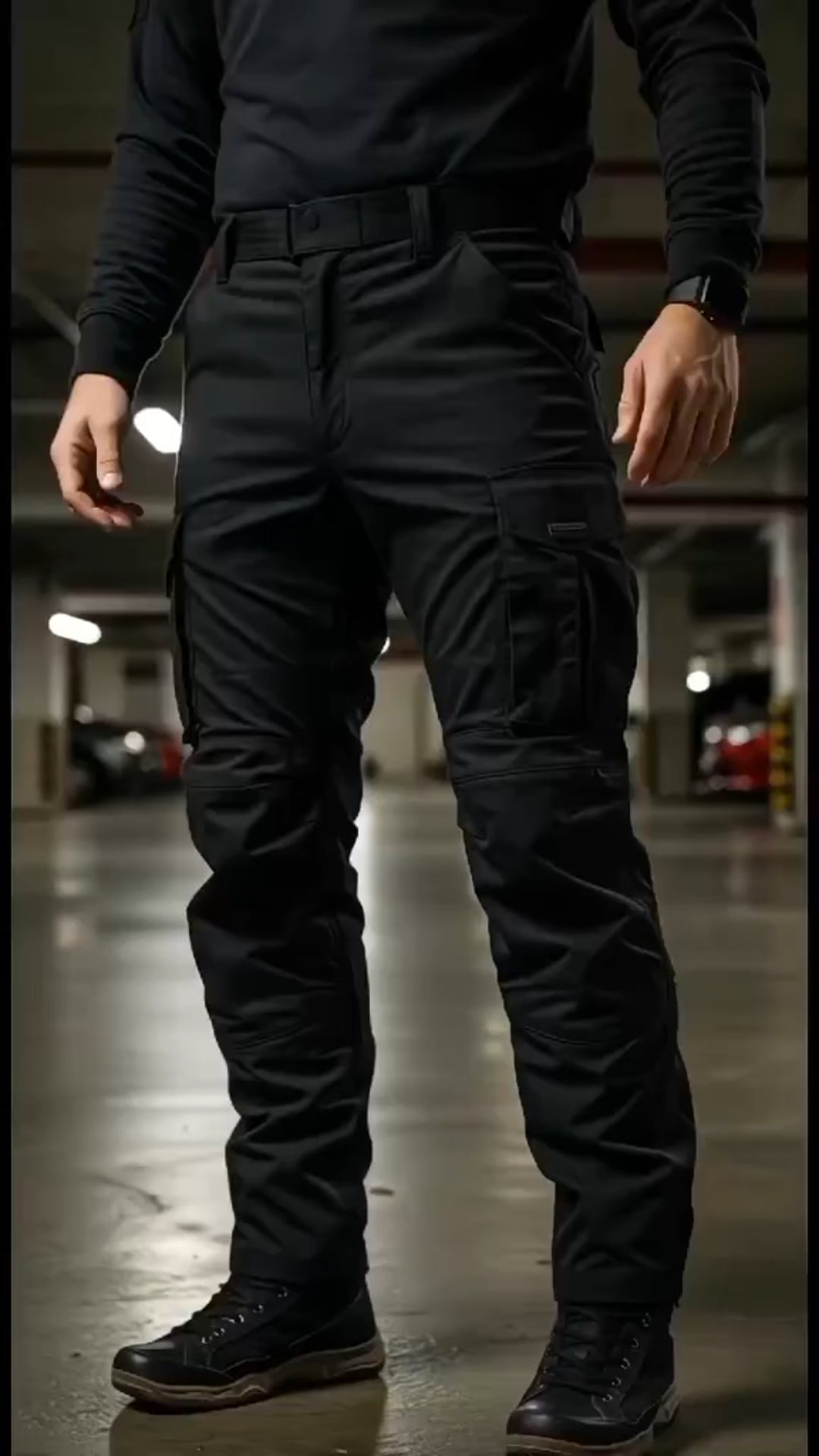 Outdoor High Elastic Training Pants With Pockets