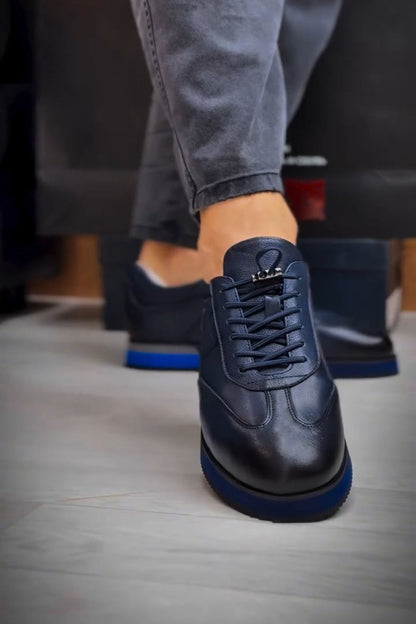 Verno Retro Leather Sneakers