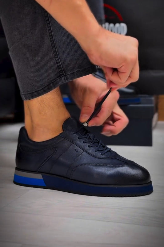 Verno Retro Leather Sneakers