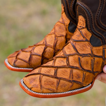 Artisan Rustic Matte Pirarucu Boots