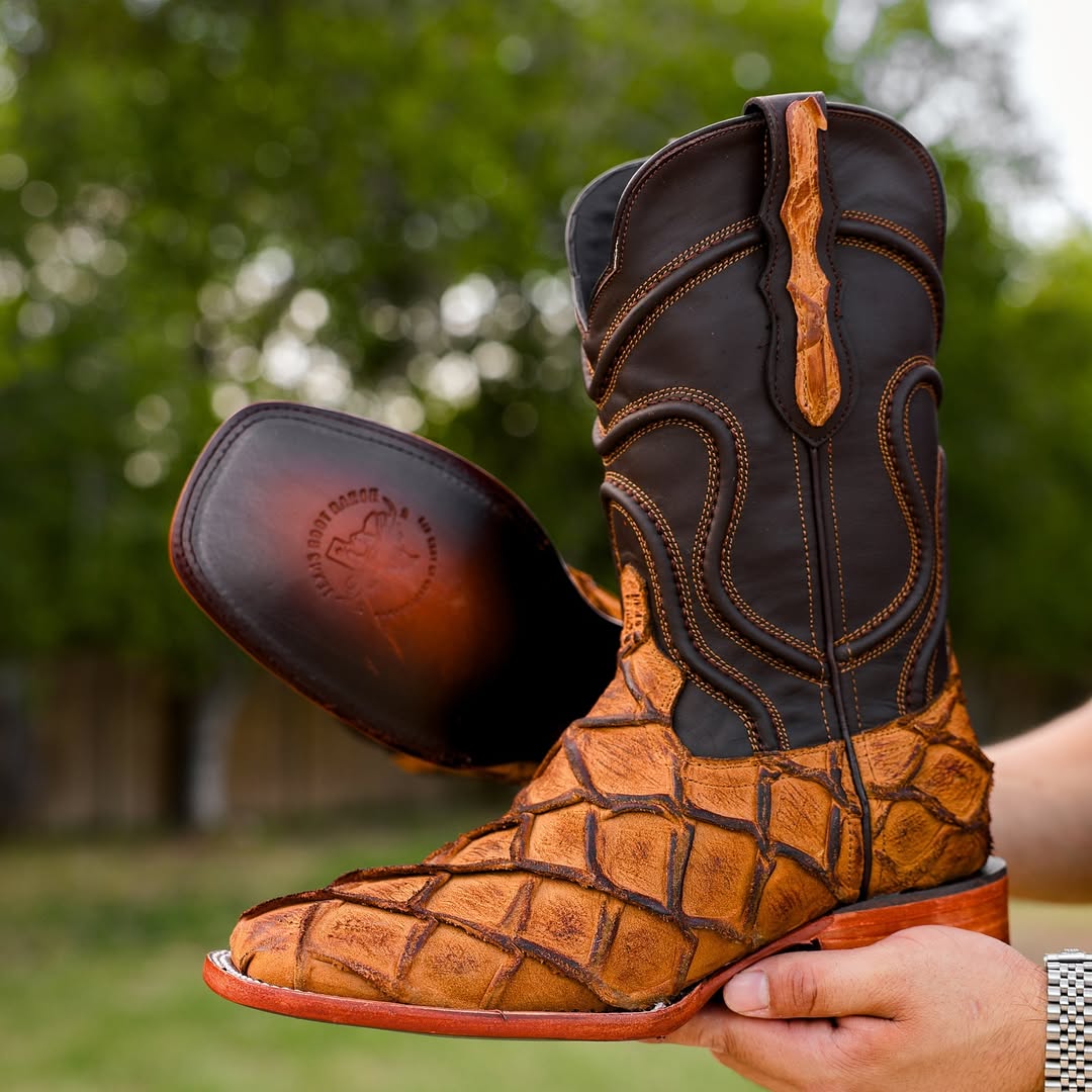 Artisan Rustic Matte Pirarucu Boots