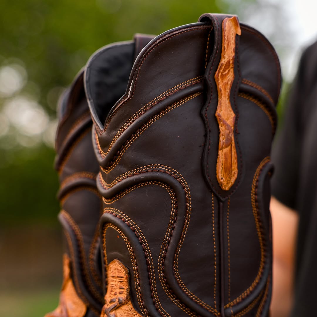 Artisan Rustic Matte Pirarucu Boots