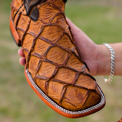 Artisan Rustic Matte Pirarucu Boots