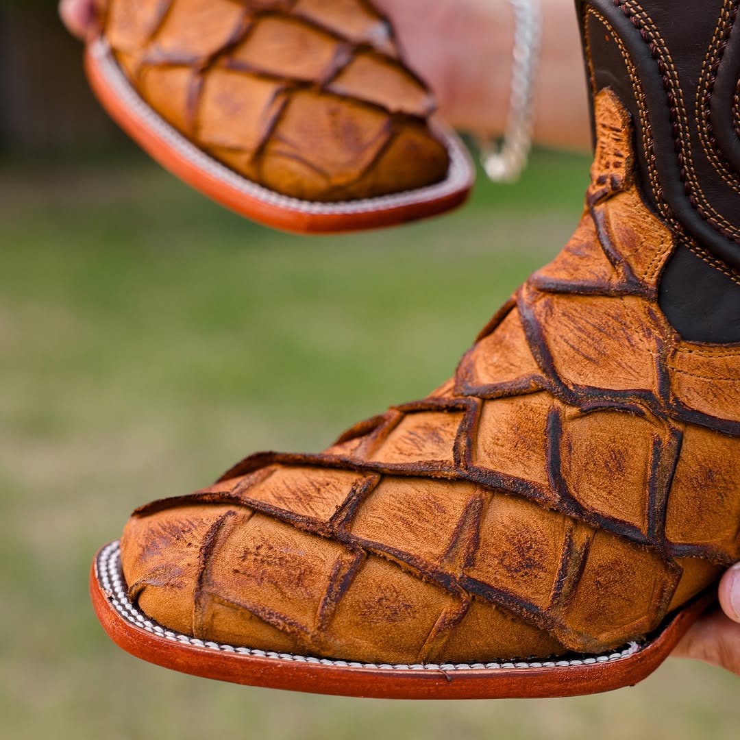 Artisan Rustic Matte Pirarucu Boots