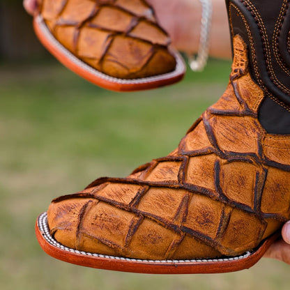 Artisan Rustic Matte Pirarucu Boots