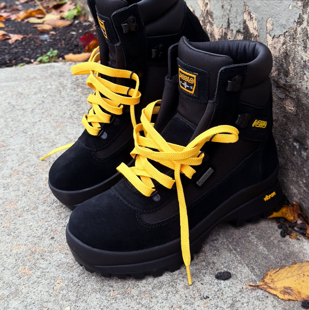 Durable Contrast Color Lace-Up Work Boots