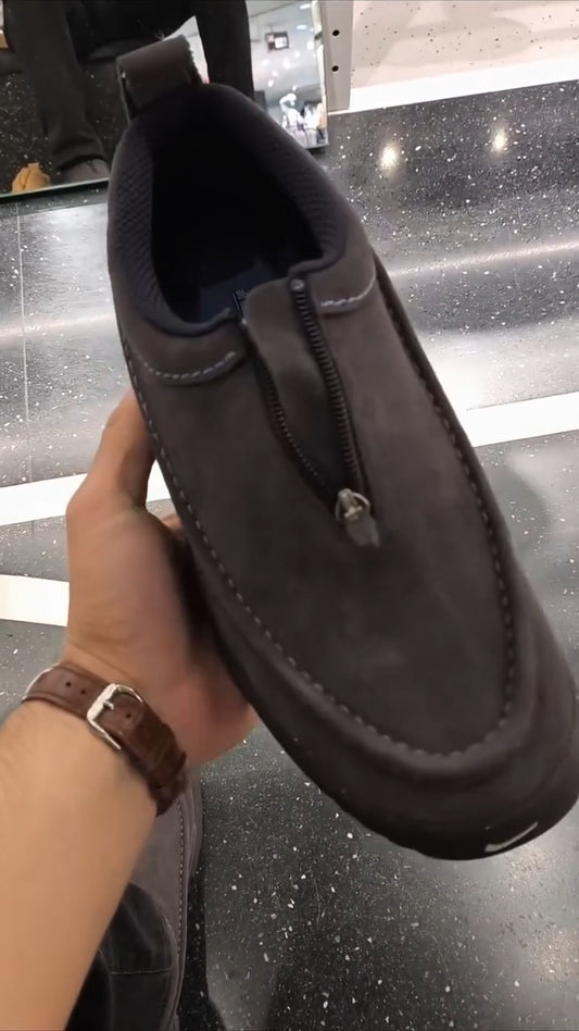 Zipper Slip-On Casual Shoes