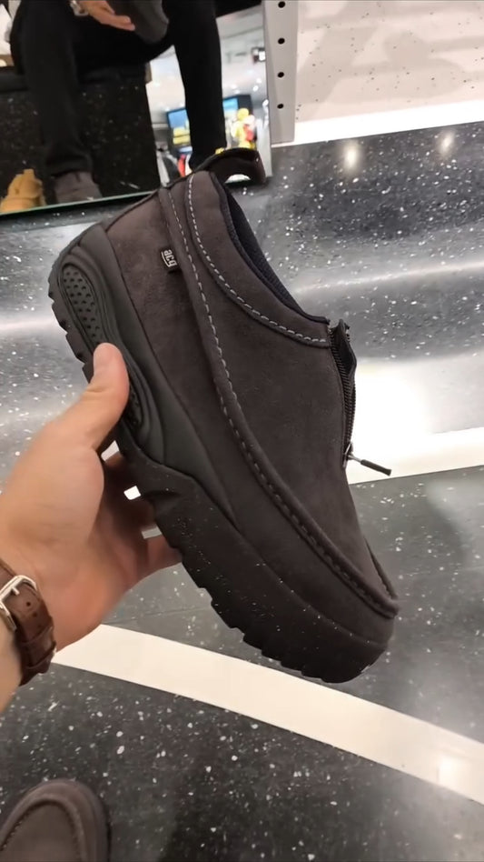 Zipper Slip-On Casual Shoes