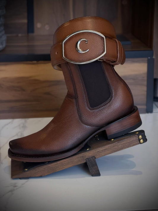 Men’s Ultra-Soft Leather Chelsea Ankle Boots