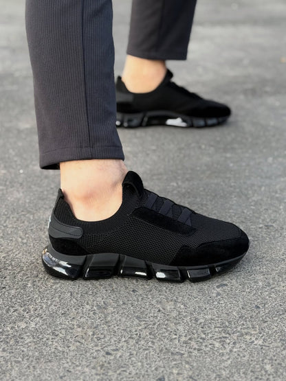 Mesh Slip-On Athletic Sneakers with Shock-Absorbing Sole
