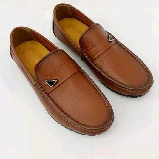 Casual Cowhide Comfortable Breathable Soft Loafers