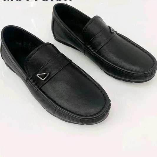 Casual Cowhide Comfortable Breathable Soft Loafers