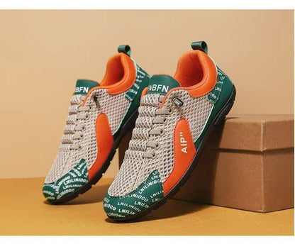 Breathable Mesh Slip-On Skate Shoes with Soft Non-Slip Sole