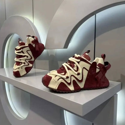 Men’s Low-Top Breathable Skate Sneakers