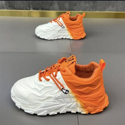 Mech Dad Breathable Thick Sole Casual Little White Shoes
