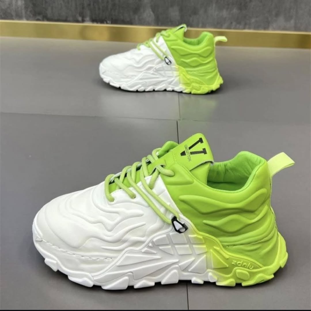 Mech Dad Breathable Thick Sole Casual Little White Shoes