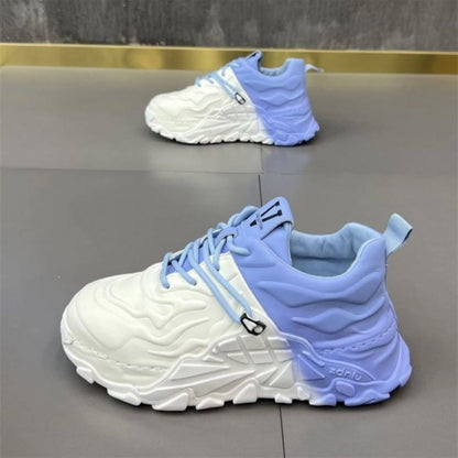 Mech Dad Breathable Thick Sole Casual Little White Shoes