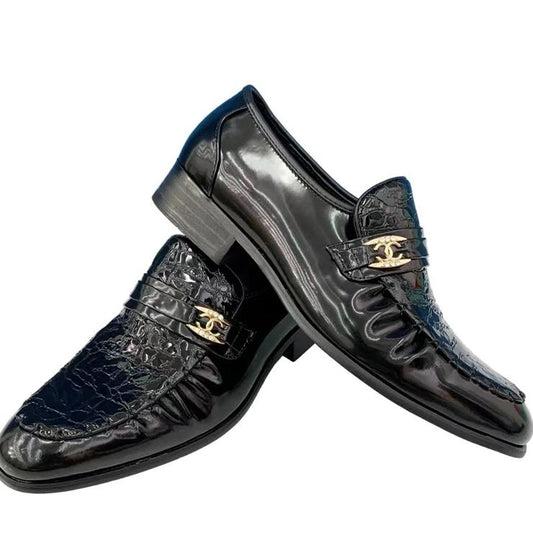 Patent Leather Business Loafers