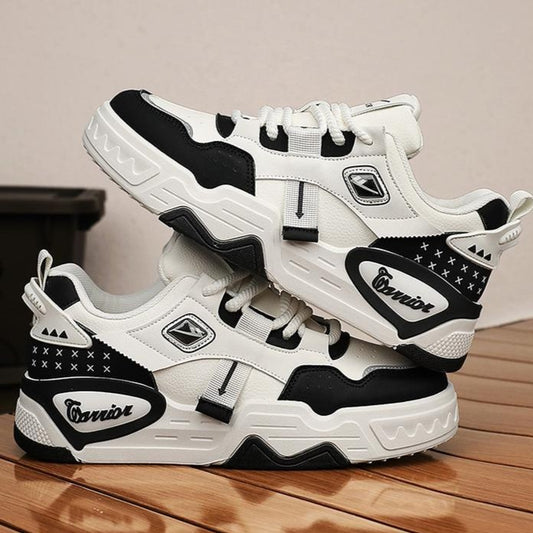 Chunky Platform Low-Top Padded Skate Sneakers
