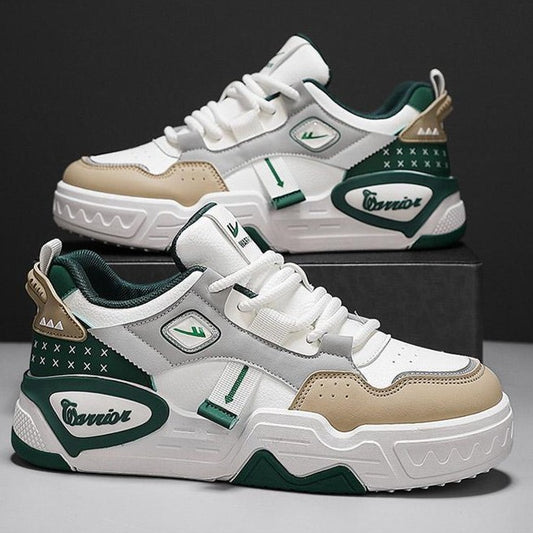 Chunky Platform Low-Top Padded Skate Sneakers
